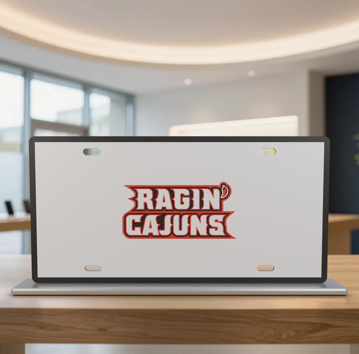 Louisiana Ragin' Cajuns College Football License Plate Car Tag 12x6 Front