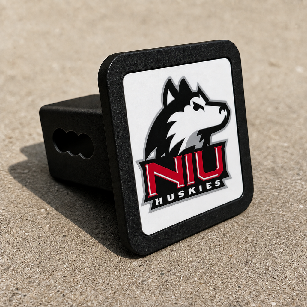 Northern Illinois Huskies NIU Trailer Hitch Cover 2 Inch Receiver