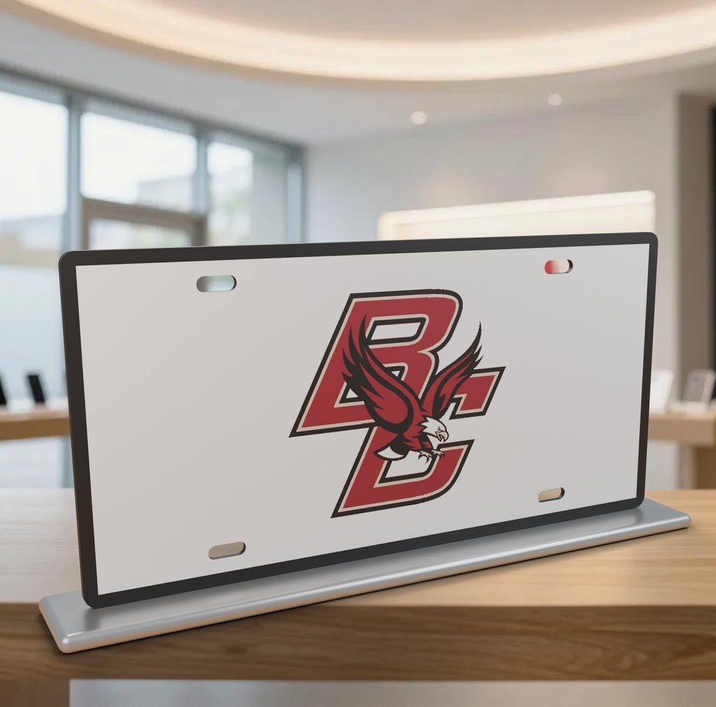 Boston College Eagles BC License Plate Car Tag 12x6 Front