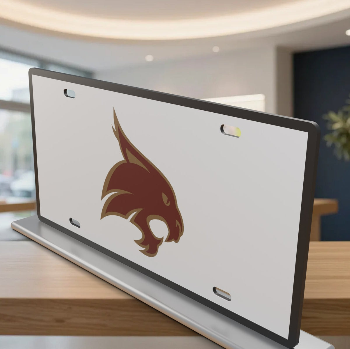 Texas State Bobcats College Football License Plate Car Tag 12x6 Front Novelty