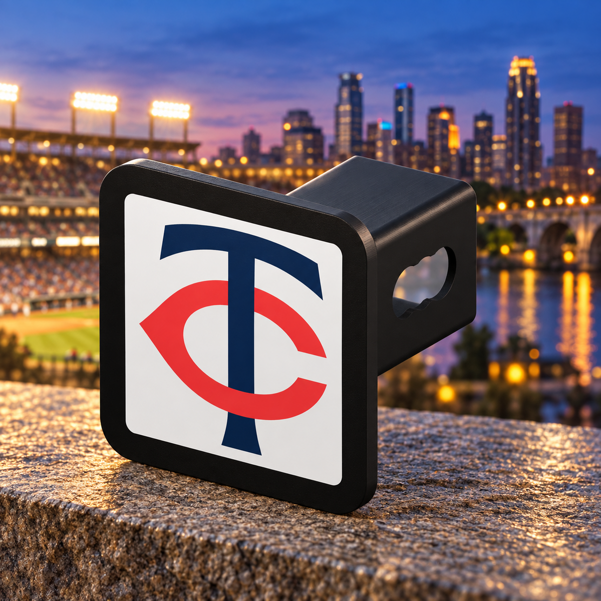 Minnesota Twins MLB Baseball Trailer Hitch Cover 2 Inch Receiver