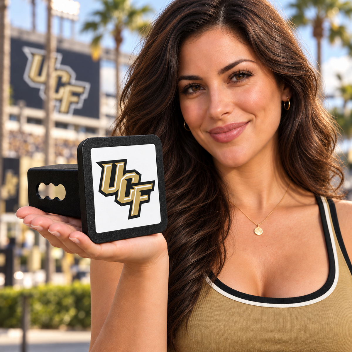 UCF Knights Trailer Hitch Cover 2 Inch Receiver