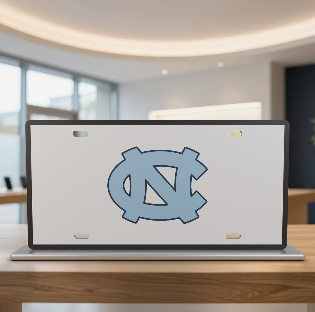 North Carolina Tar Heels UNC License Plate Car Tag 12x6 Front