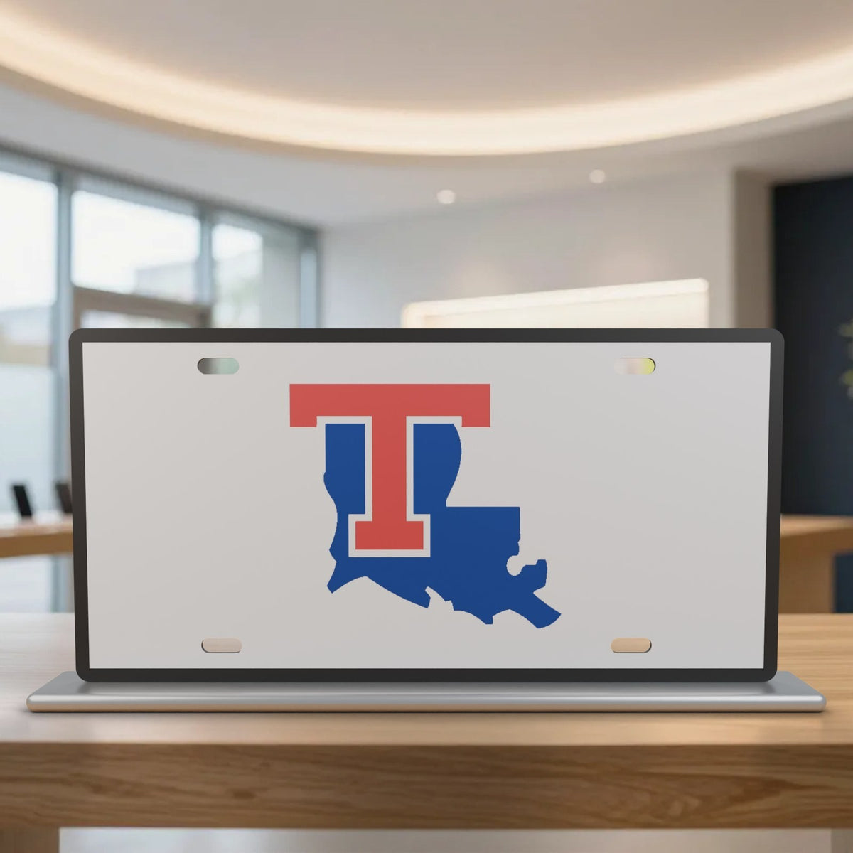 Louisiana Tech Bulldogs College Football License Plate Car Tag 12x6 Front