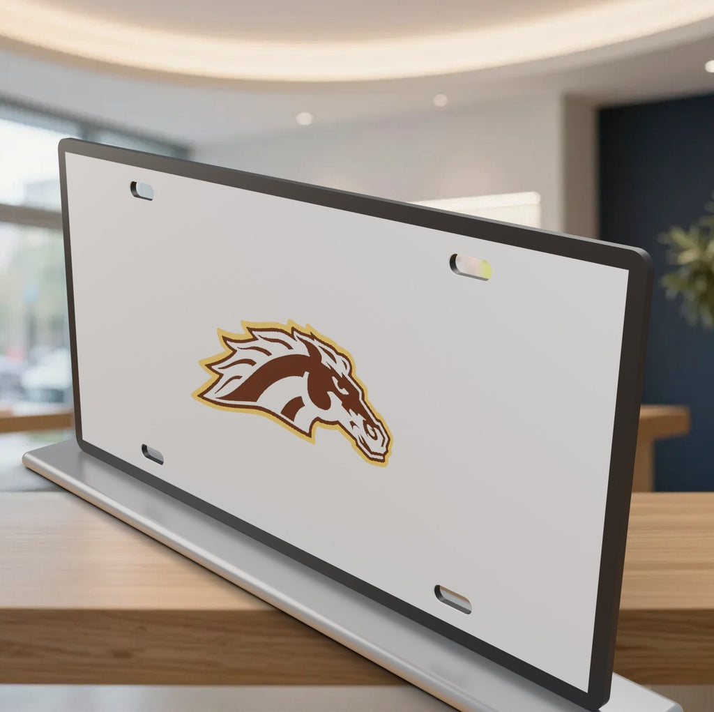 Western Michigan Broncos WMU License Plate Car Tag 12x6 Front