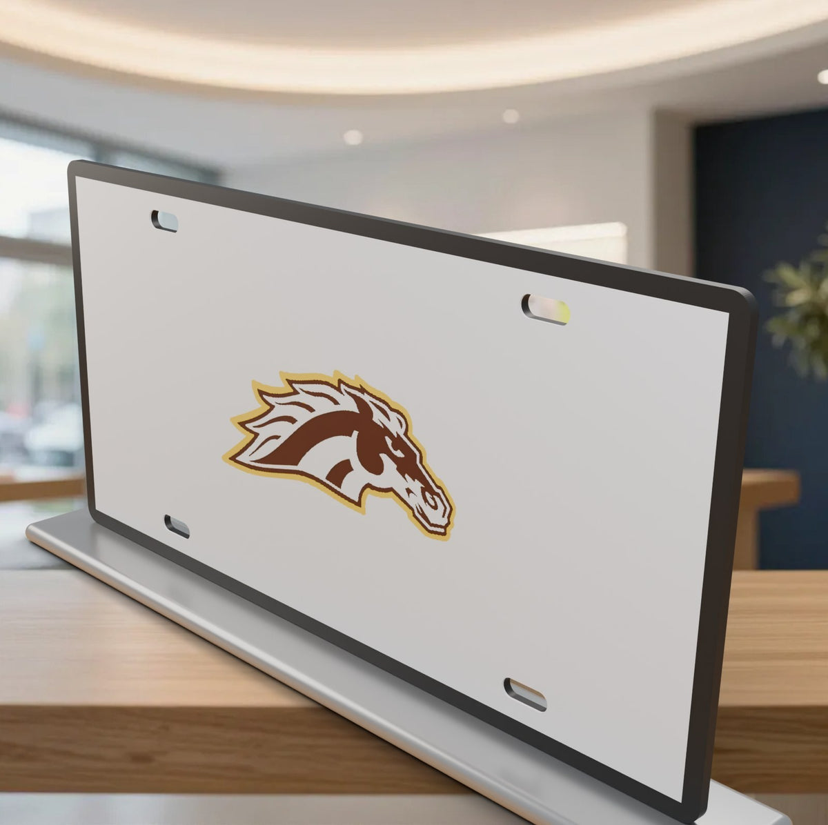 Western Michigan Broncos WMU License Plate Car Tag 12x6 Front