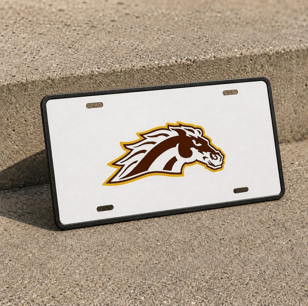 Western Michigan Broncos WMU License Plate Car Tag 12x6 Front