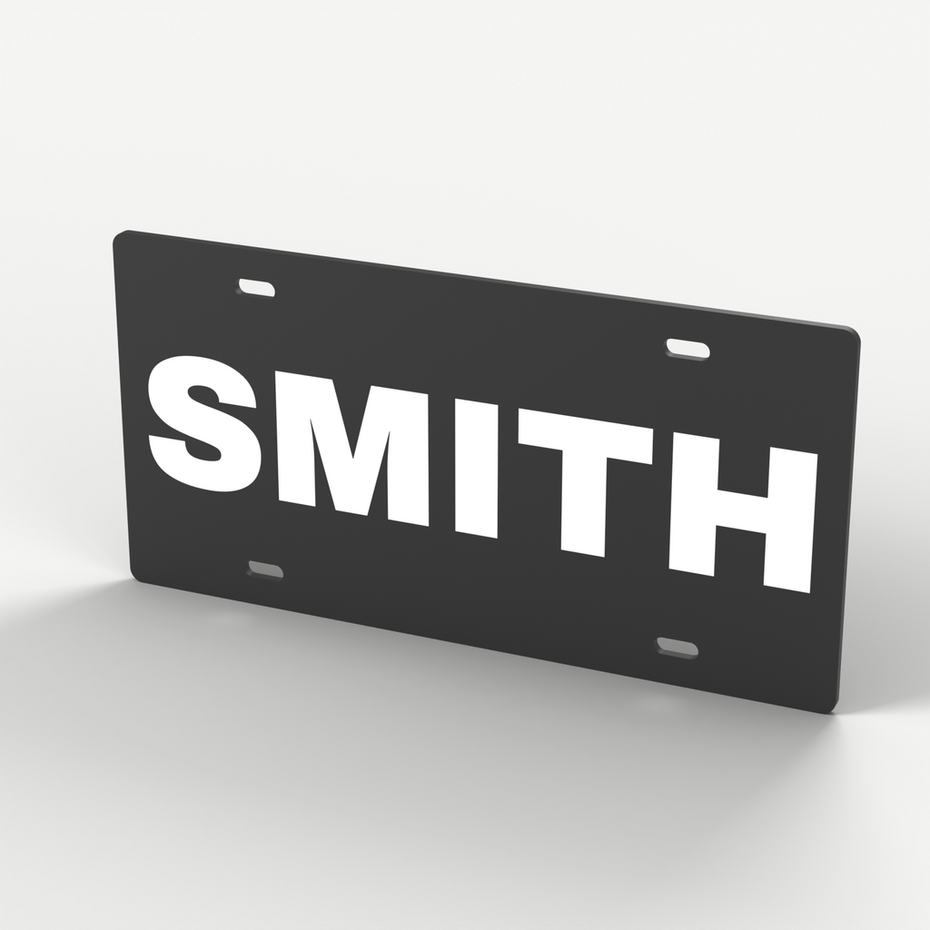 Personalized Custom License Plate Car Tag 12x6 Your Name Text Front Vanity