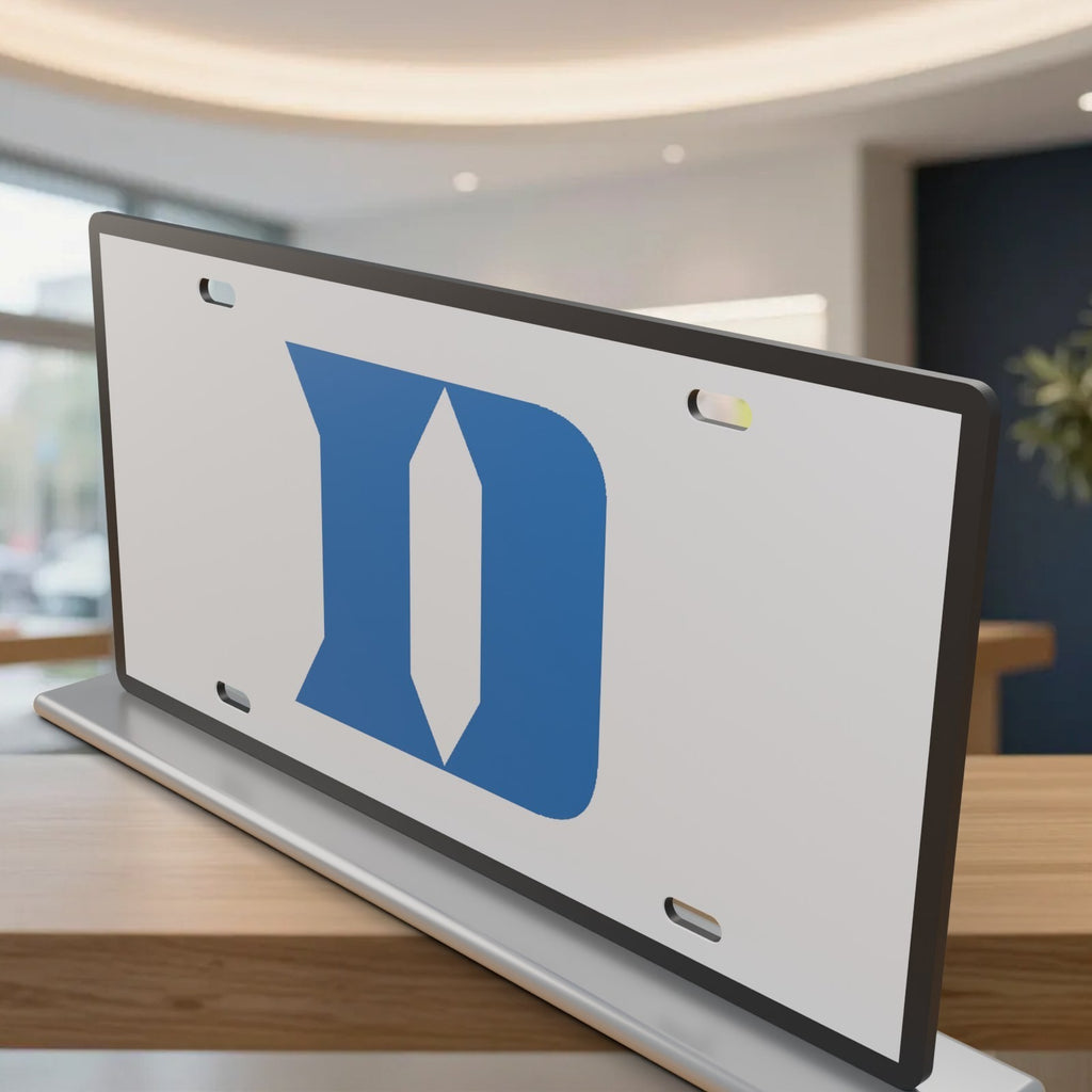 Duke Blue Devils College Football License Plate Car Tag 12x6 Front Novelty