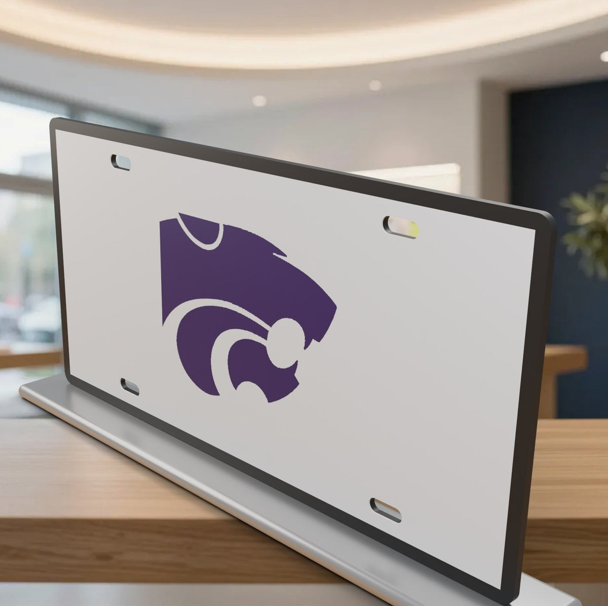 Kansas State Wildcats College Football License Plate Car Tag 12x6 Front Novelty