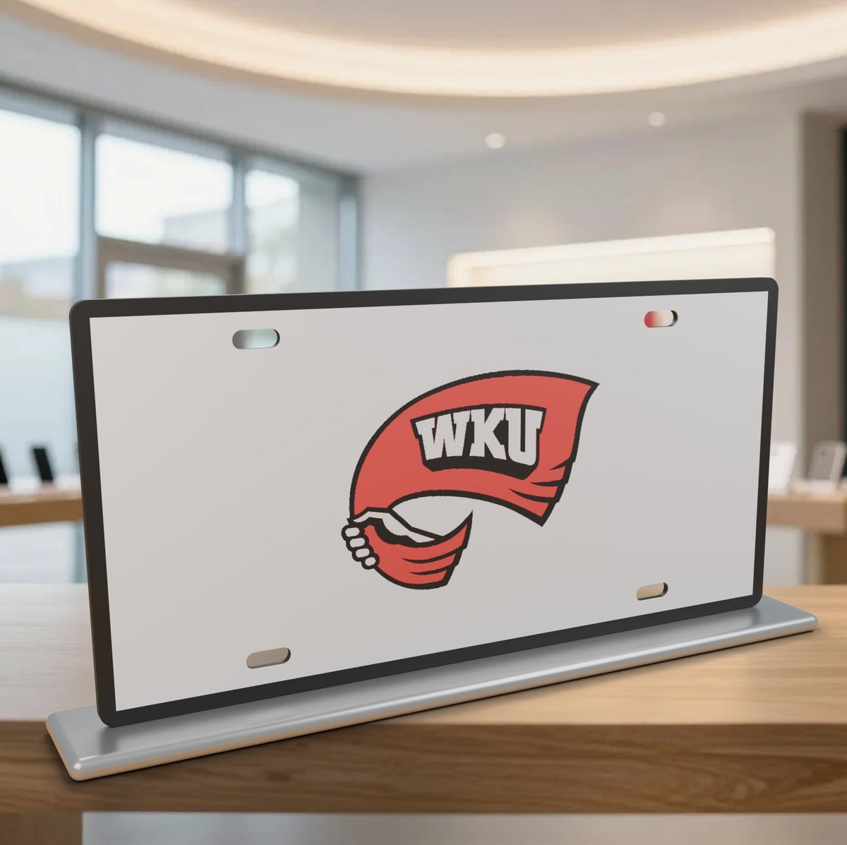 Western Kentucky Hilltoppers WKU License Plate Car Tag 12x6 Front