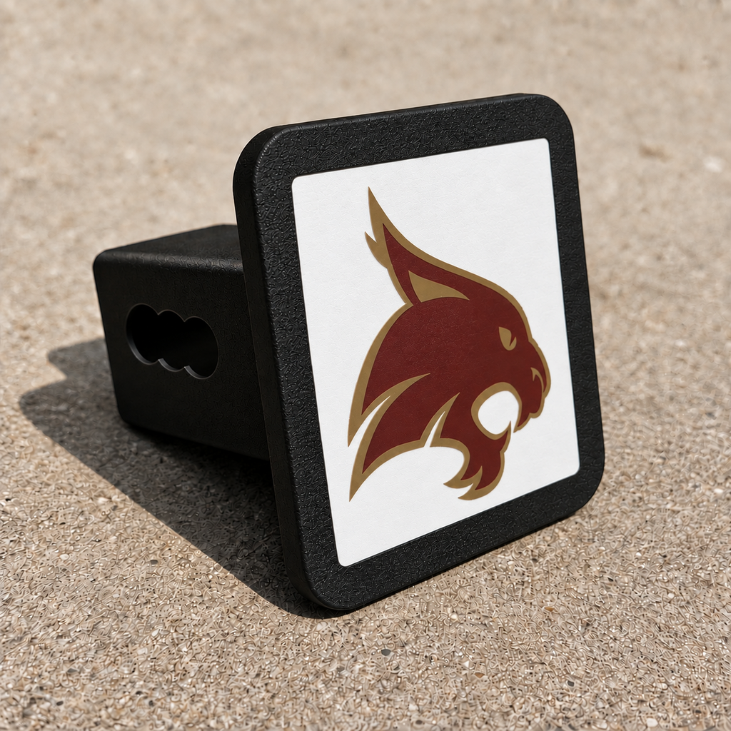 Texas State Bobcats Trailer Hitch Cover 2 Inch Receiver