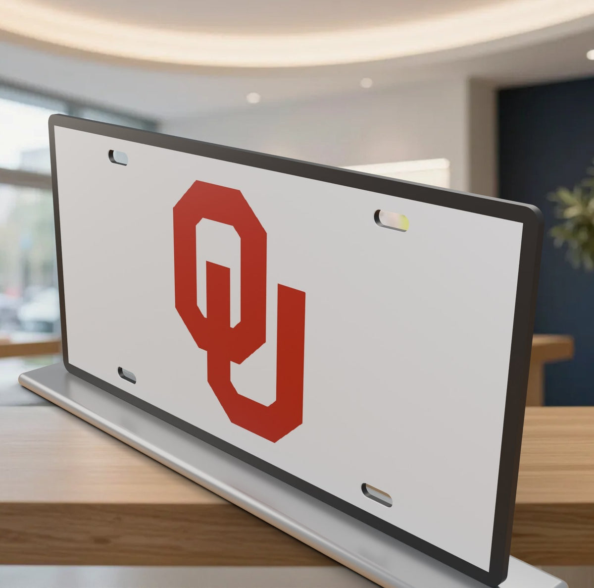 Oklahoma Sooners OU License Plate Car Tag 12x6 Front