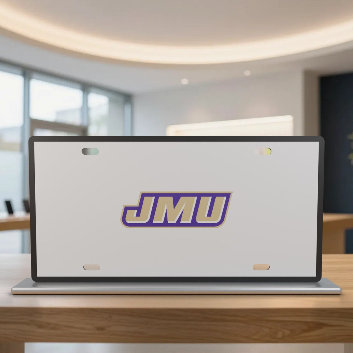 James Madison Dukes JMU License Plate Car Tag 12x6 Front