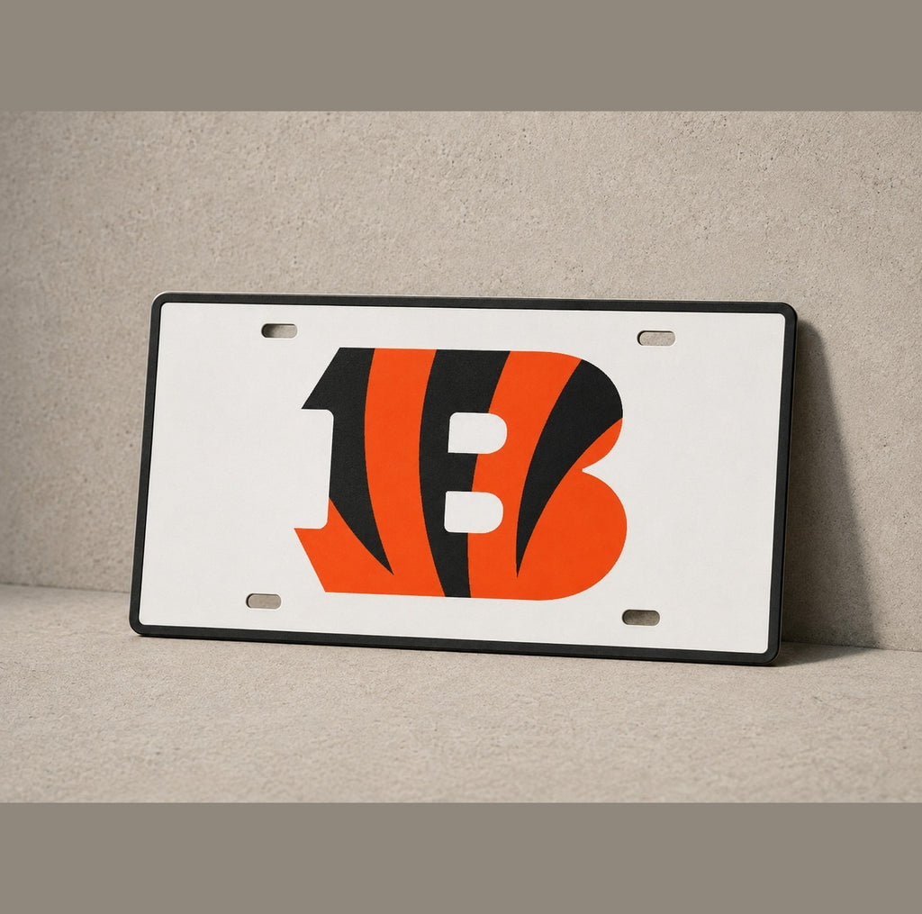 Cincinnati Bengals Football License Plate Car Tag 12x6 Front Novelty Vanity