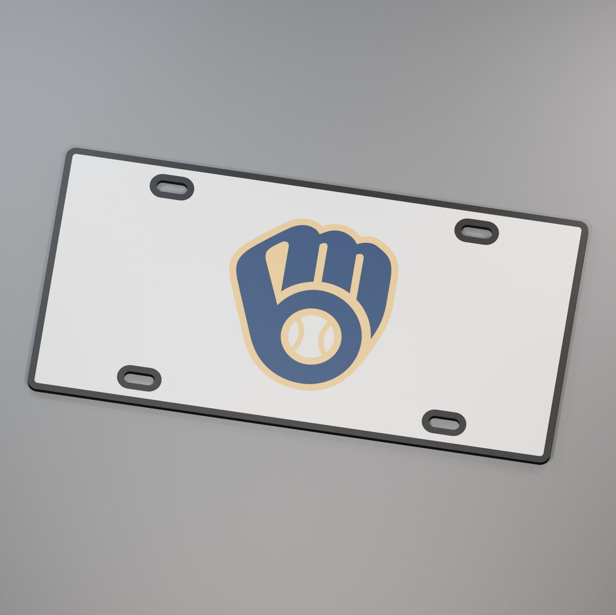 Milwaukee Brewers Baseball License Plate Car Tag 12x6 Front Novelty Vanity