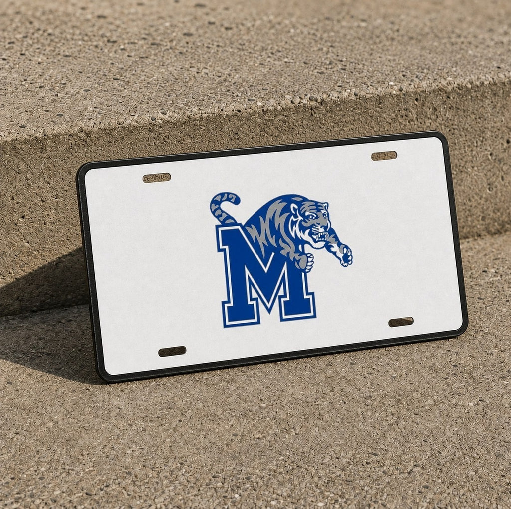 Memphis Tigers College Football License Plate Car Tag 12x6 Front Novelty Vanity