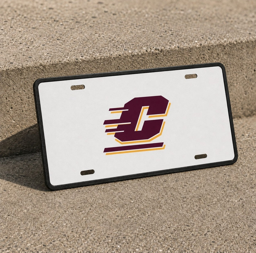 Central Michigan Chippewas CMU License Plate Car Tag 12x6 Front