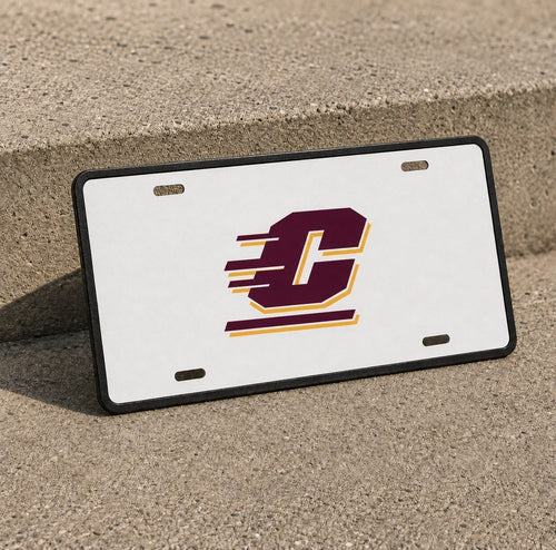 Central Michigan Chippewas CMU License Plate Car Tag 12x6 Front