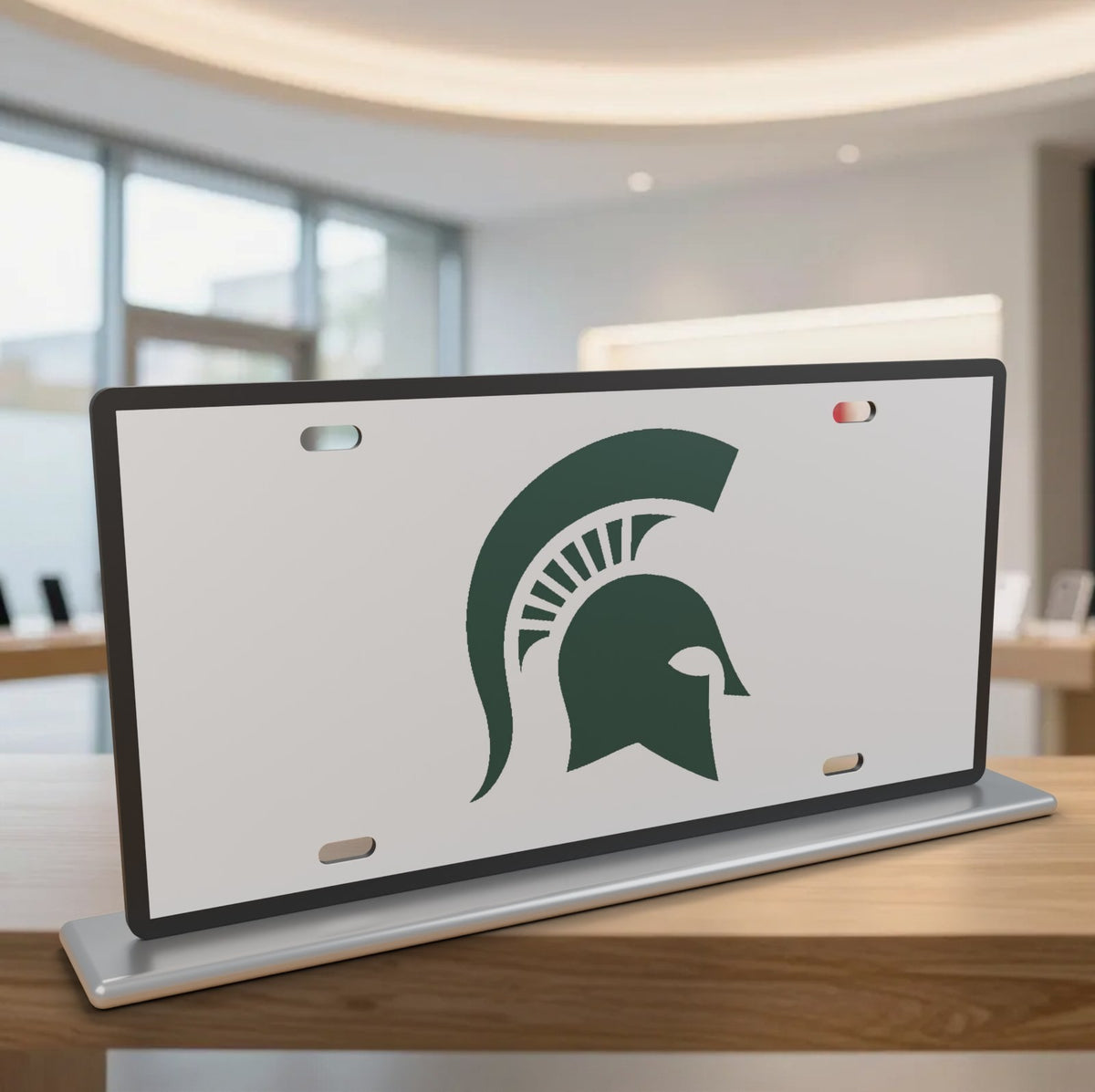 Michigan State Spartans MSU License Plate Car Tag 12x6 Front