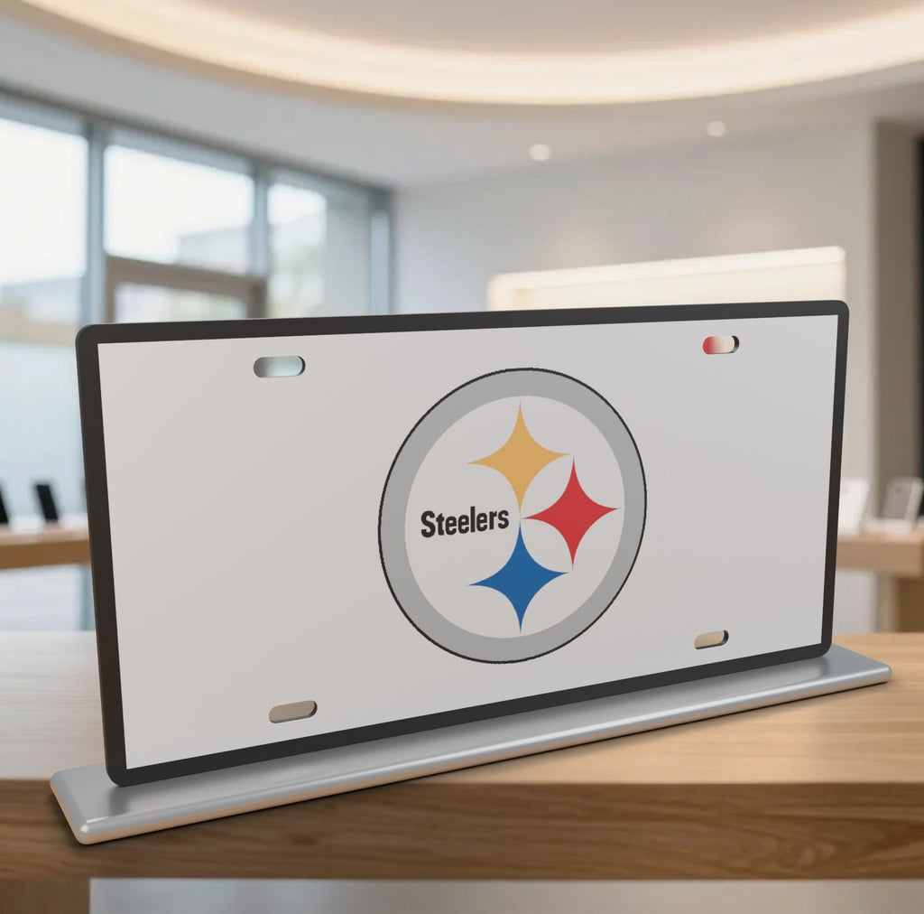 Pittsburgh Steelers Football License Plate Car Tag 12x6 Front Novelty Vanity