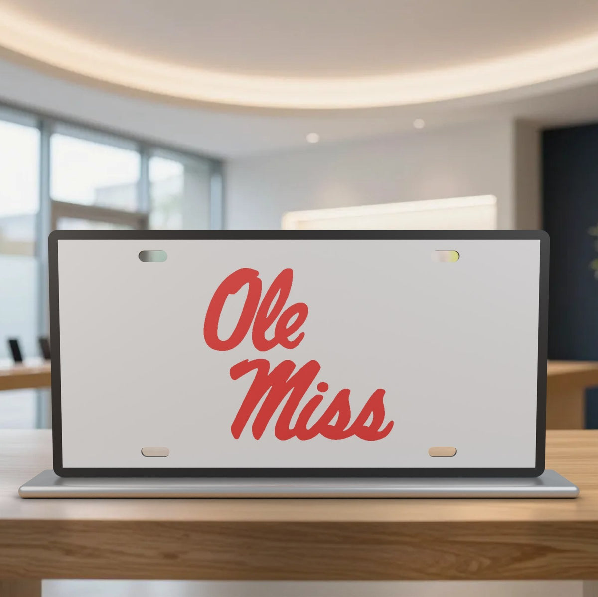 Ole Miss Rebels College Football License Plate Car Tag 12x6 Front Novelty Vanity