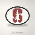Stanford Cardinal Oval Trailer Hitch Cover 2 Inch Receiver