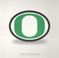 Oregon Ducks Oval Trailer Hitch Cover 2 Inch Receiver Round