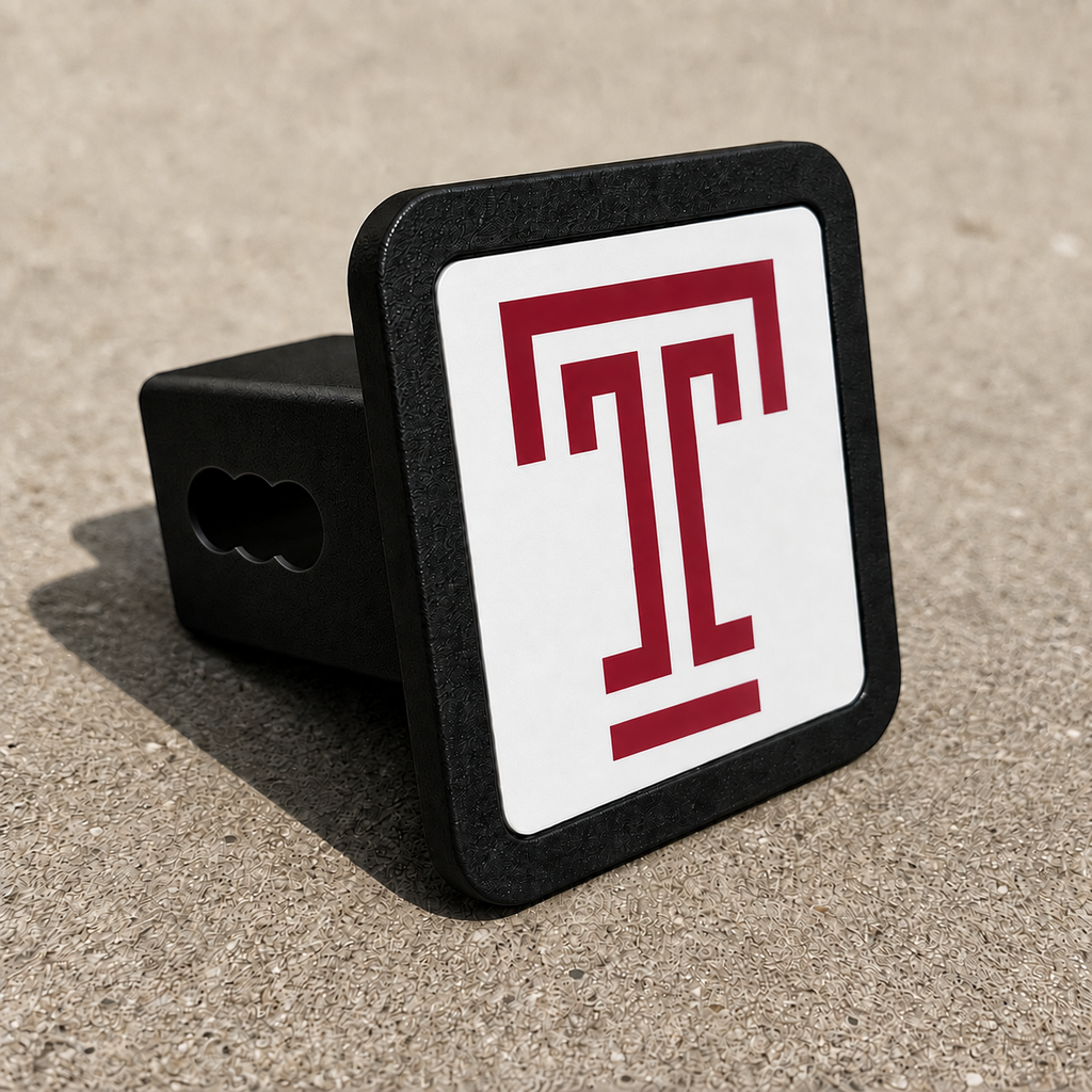 Temple Owls Trailer Hitch Cover 2 Inch Receiver
