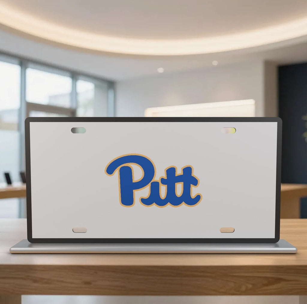 Pittsburgh Panthers Pitt License Plate Car Tag 12x6 Front