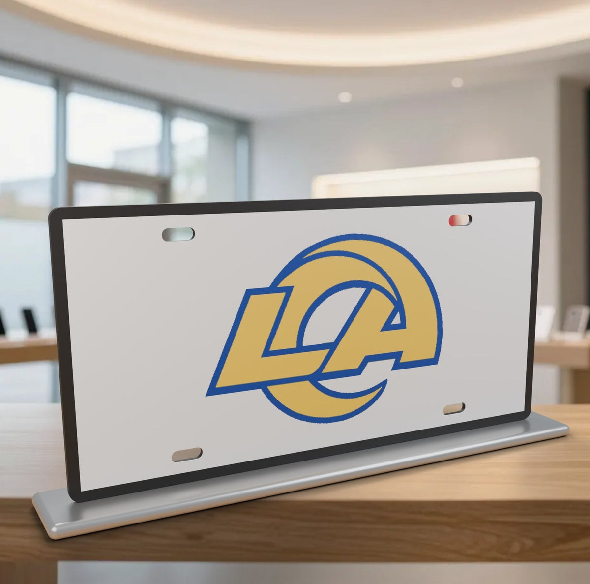 Los Angeles Rams Football License Plate Car Tag 12x6 Front Novelty Vanity