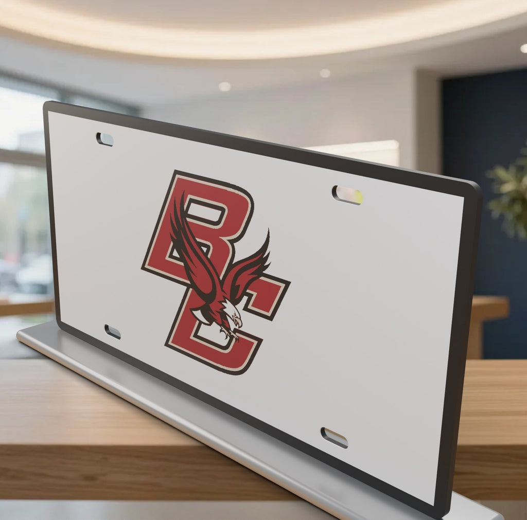 Boston College Eagles BC License Plate Car Tag 12x6 Front