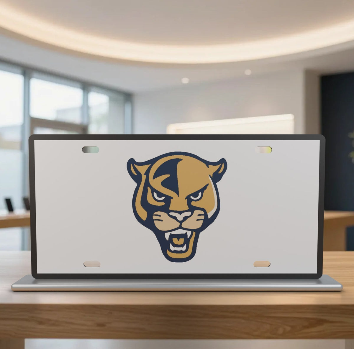 Florida International Panthers FIU License Plate Car Tag 12x6 Front