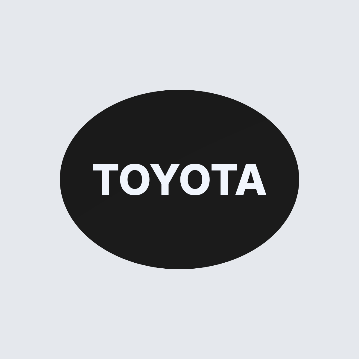 Toyota oval trailer hitch cover view 10