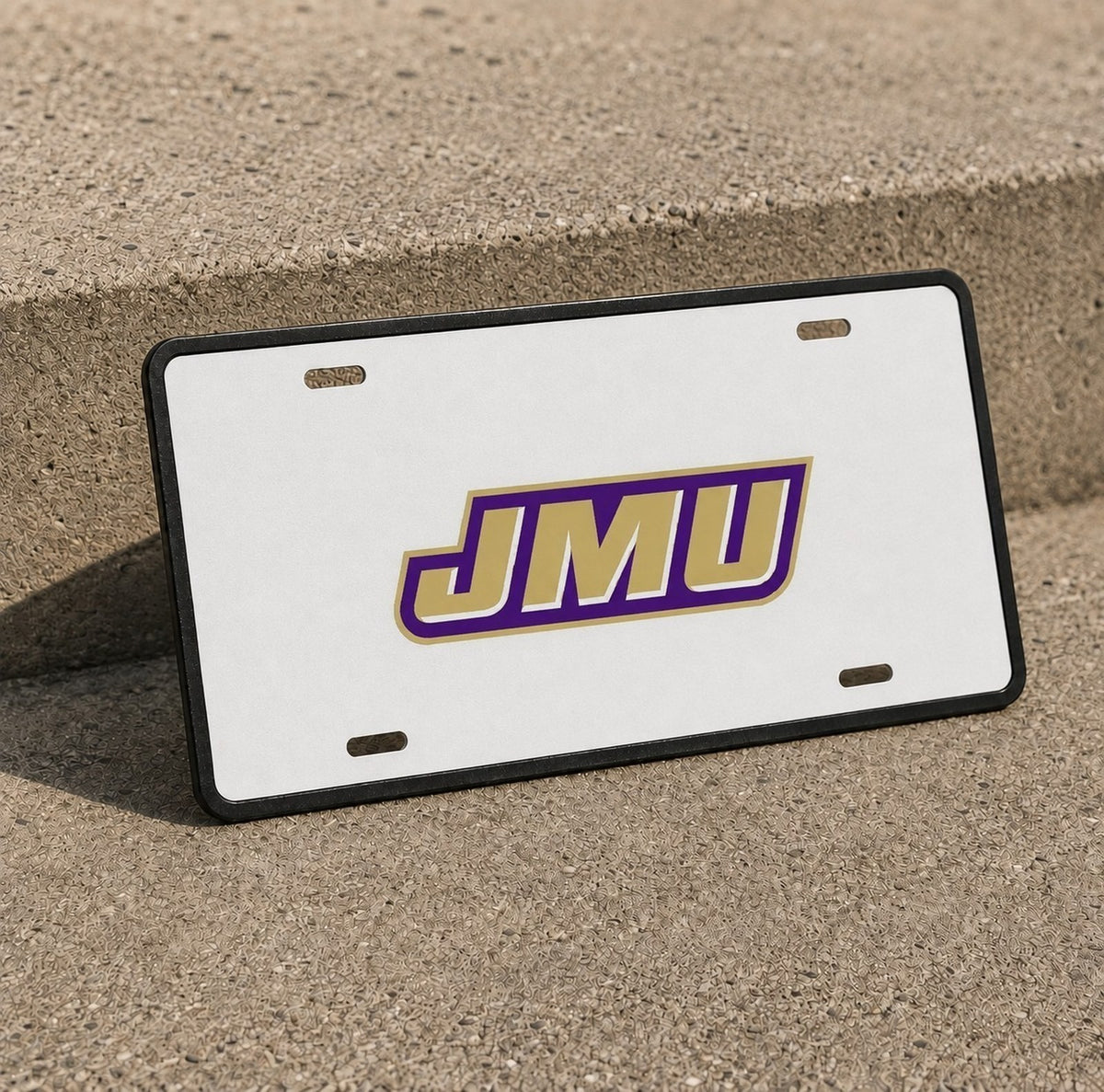 James Madison Dukes JMU License Plate Car Tag 12x6 Front