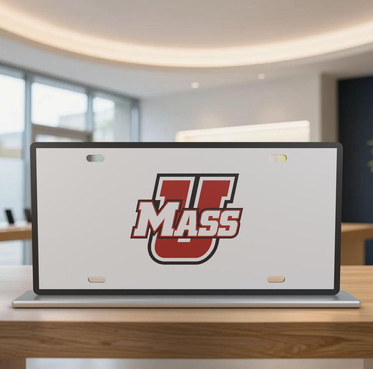 Massachusetts Minutemen UMass License Plate Car Tag 12x6 Front