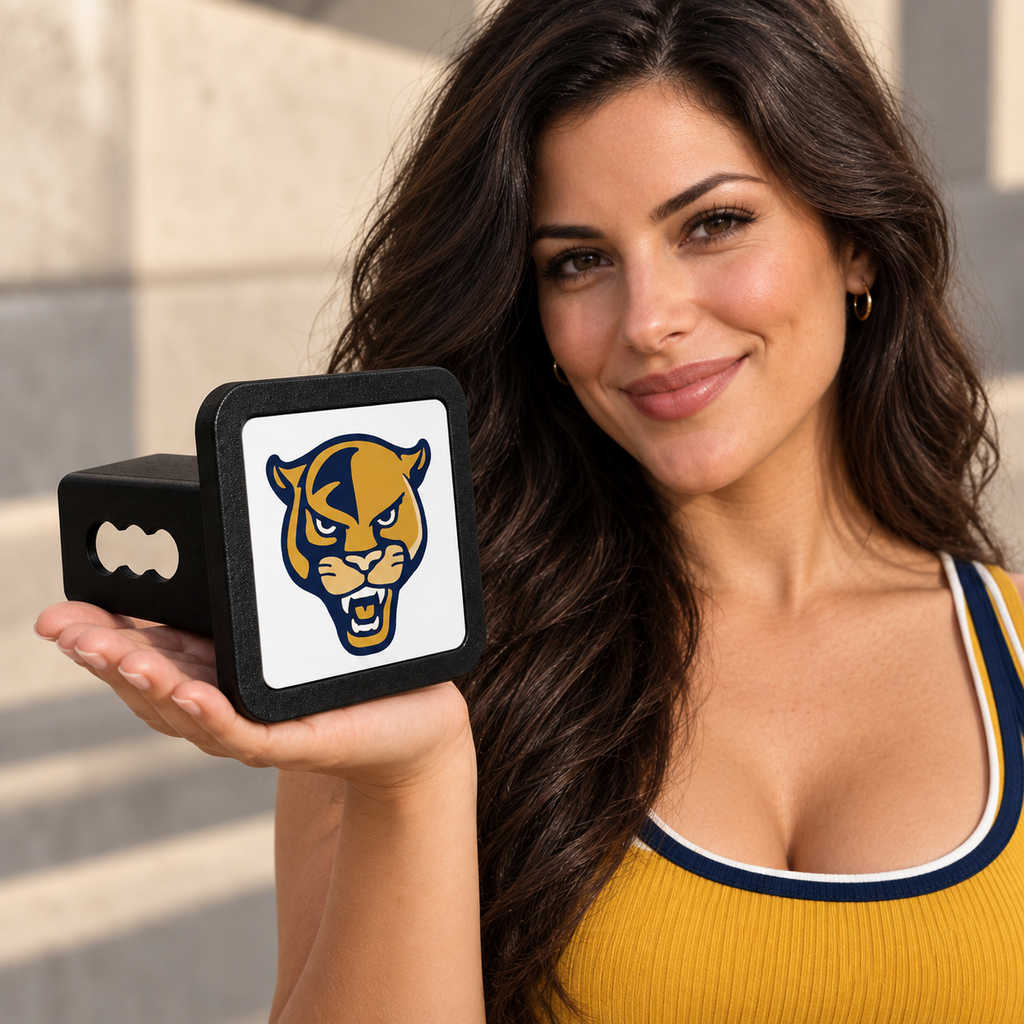 Florida International Panthers FIU Trailer Hitch Cover 2 Inch Receiver