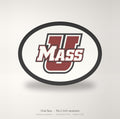 Massachusetts Minutemen UMass Oval Trailer Hitch Cover 2 Inch Receiver