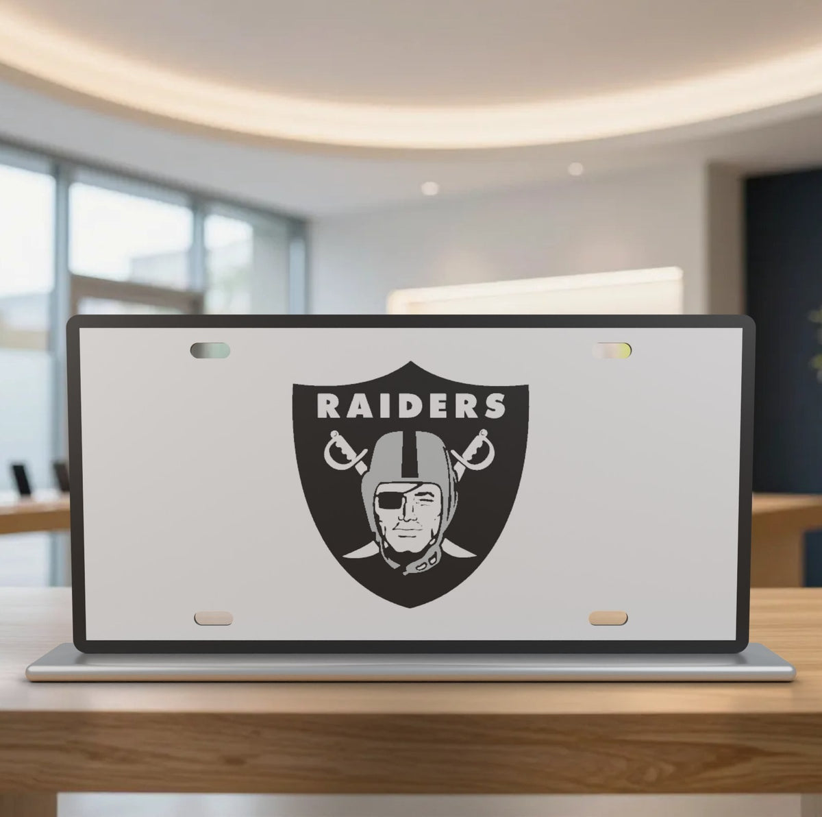 Las Vegas Raiders Football License Plate Car Tag 12x6 Front Novelty Vanity