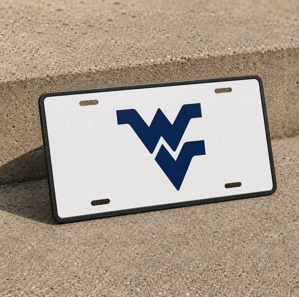 West Virginia Mountaineers College Football License Plate Car Tag 12x6 Front
