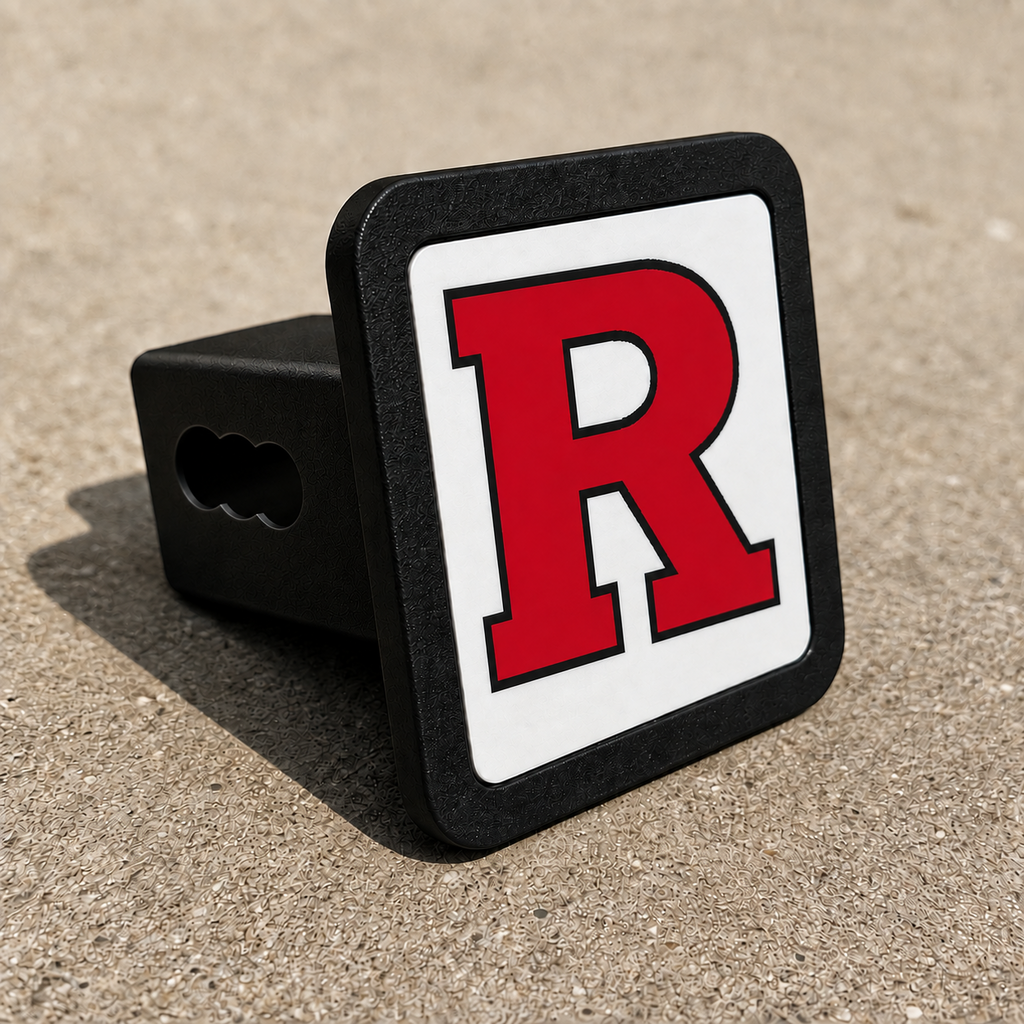 Rutgers Scarlet Knights Trailer Hitch Cover 2 Inch Receiver