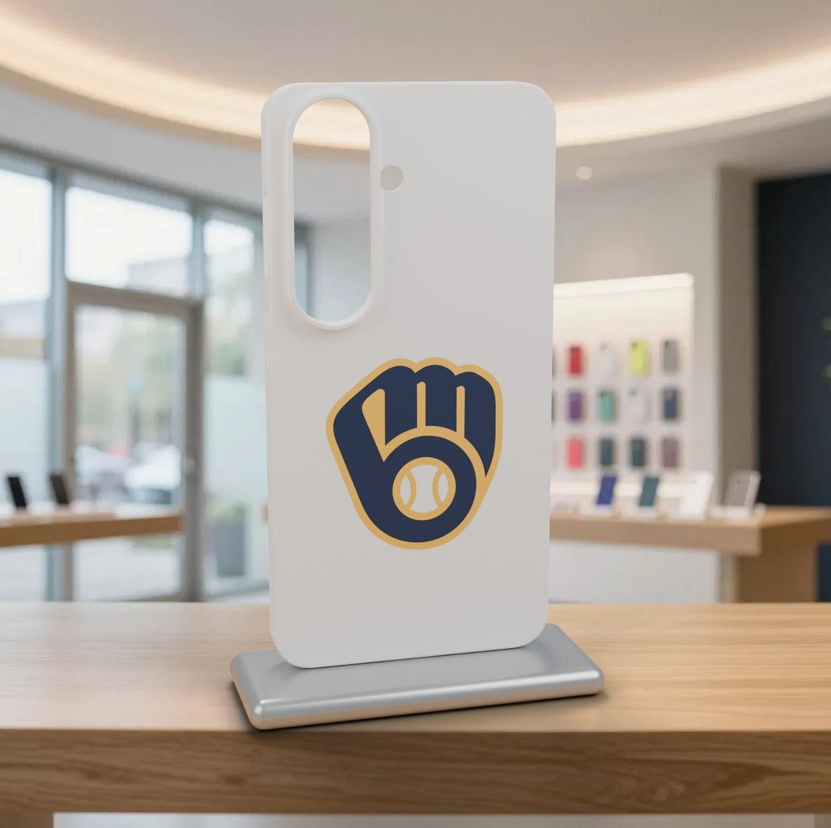 Milwaukee Brewers Phone Case for iPhone 17 Pro Max Samsung Galaxy S26 Cover Slim