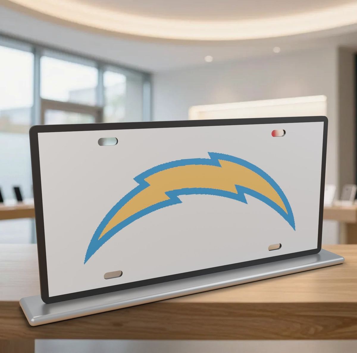 Los Angeles Chargers Football License Plate Car Tag 12x6 Front Novelty Vanity