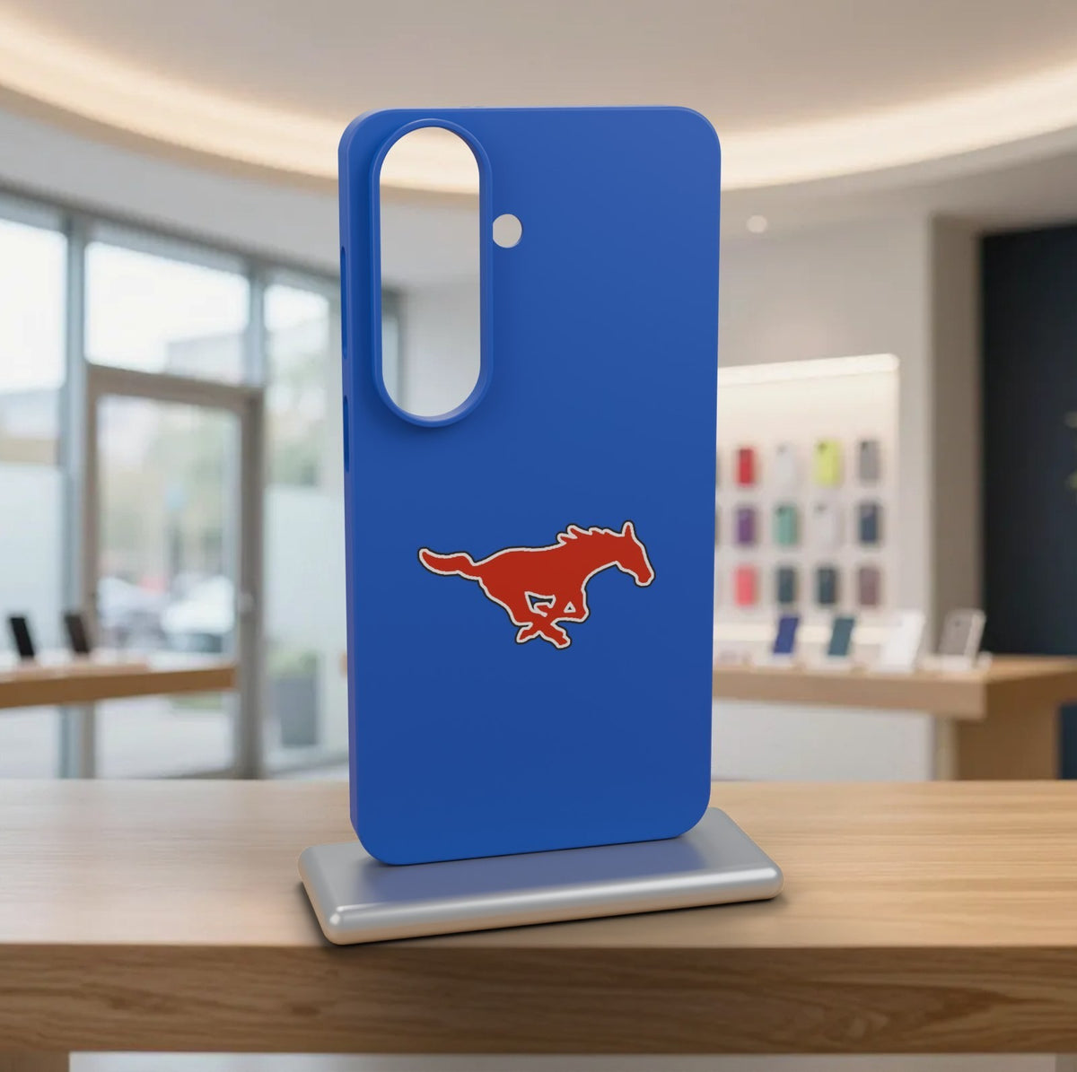 SMU Mustangs Phone Case Cover iPhone 17 Pro Max Samsung Galaxy S26 Slim