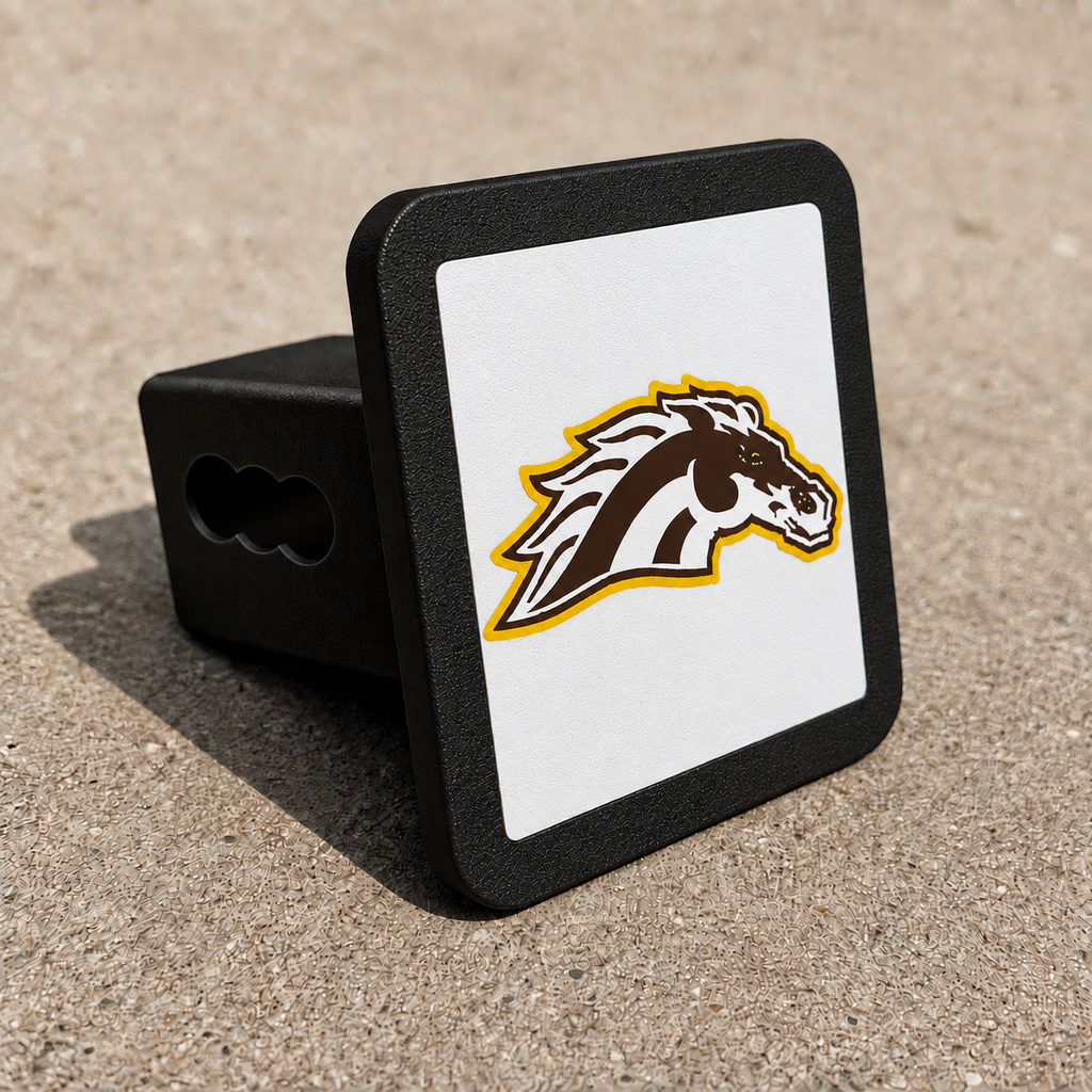 Western Michigan Broncos WMU Trailer Hitch Cover 2 Inch Receiver