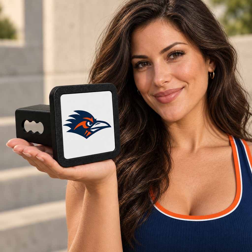 UTSA Roadrunners Trailer Hitch Cover 2 Inch Receiver