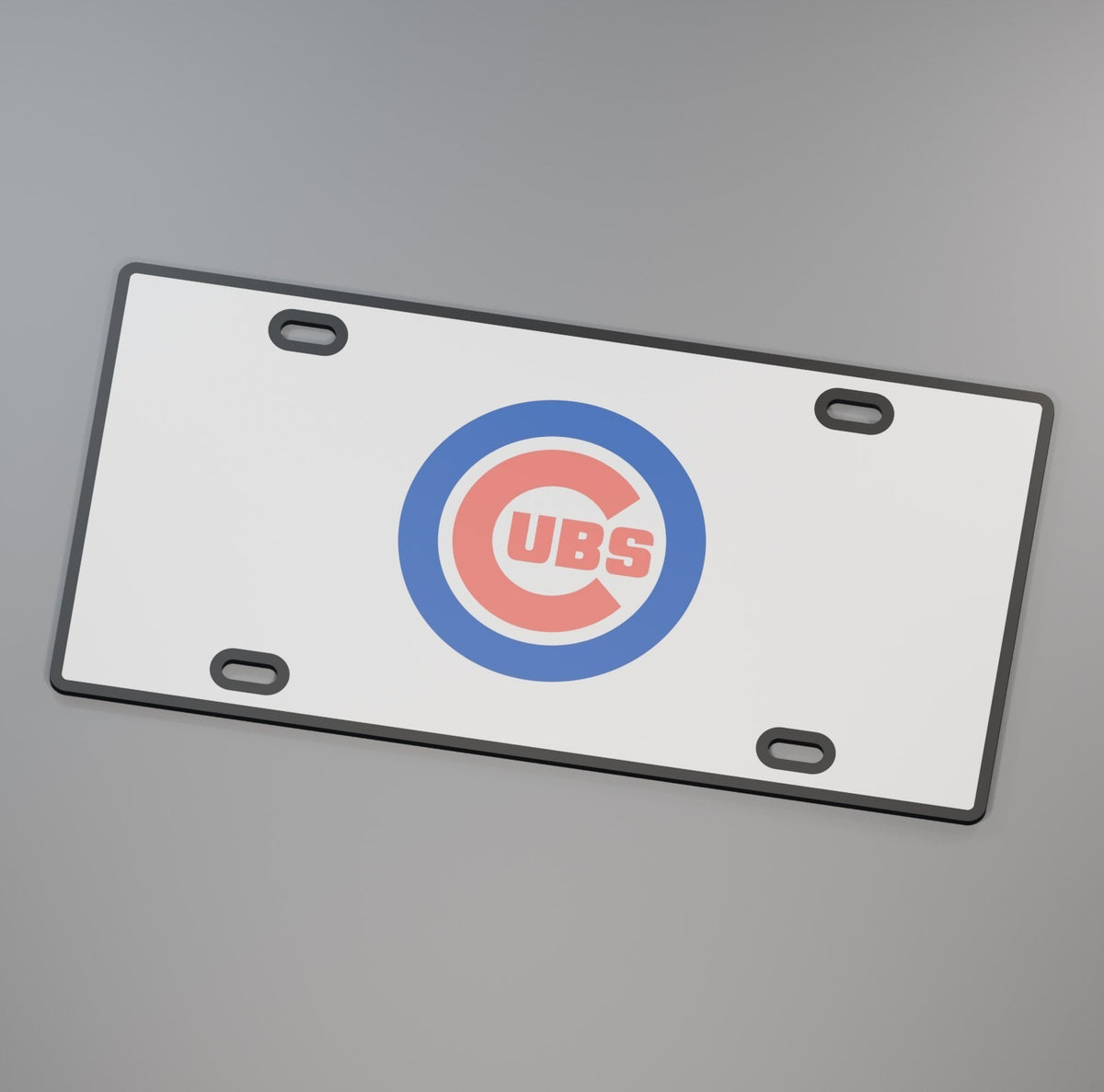 Chicago Cubs Baseball License Plate Car Tag 12x6 Front Novelty Vanity 3D Printed