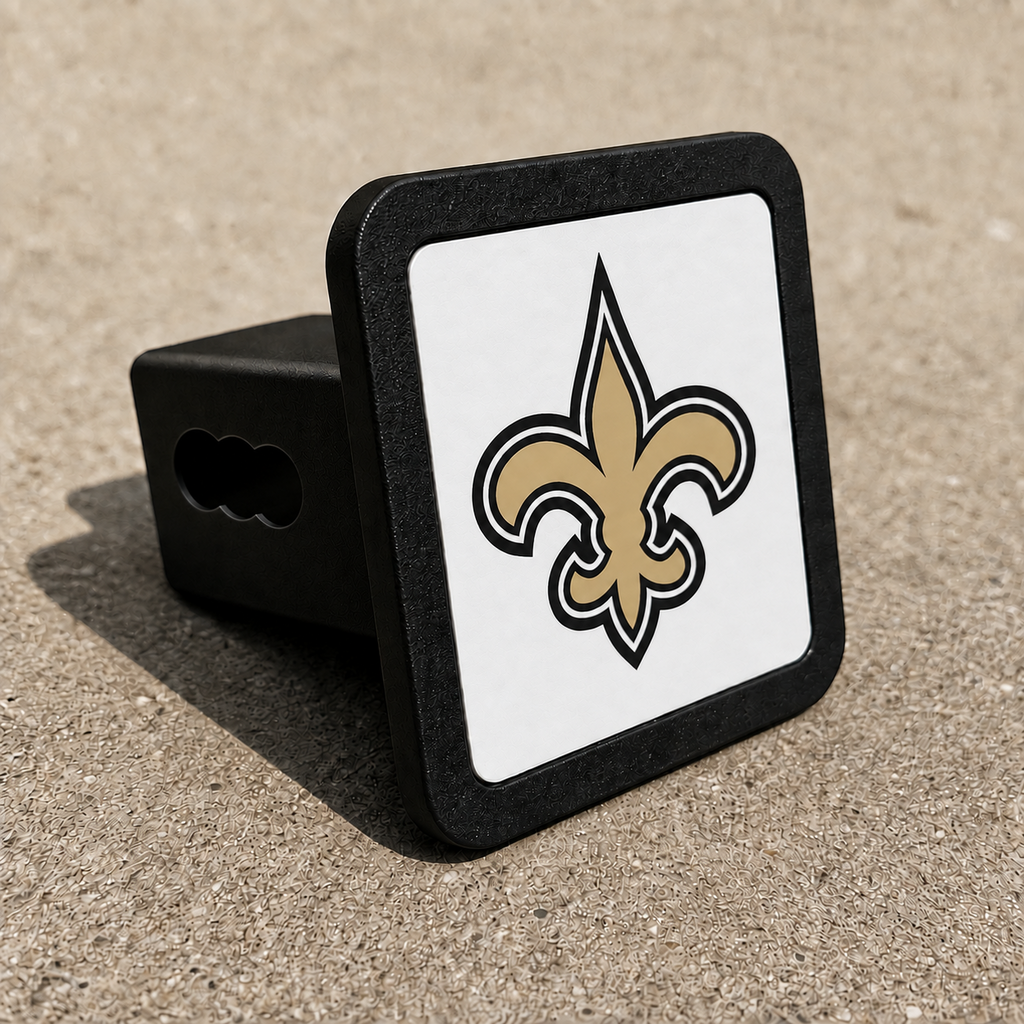 New Orleans Saints NFL Trailer Hitch Cover 2 Inch Receiver