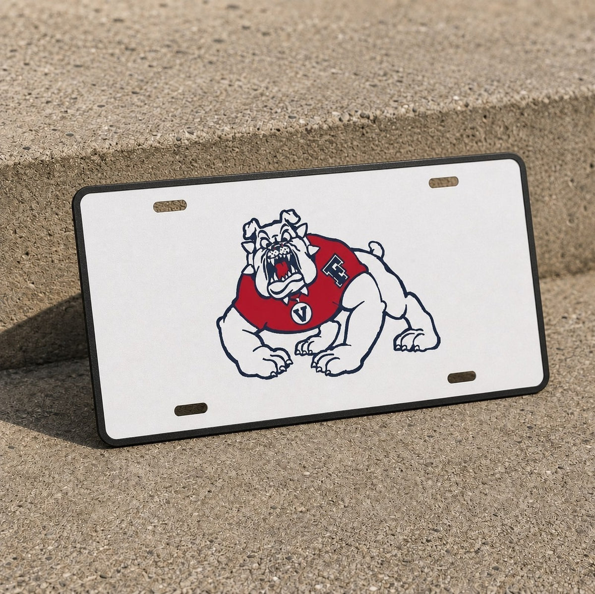 Fresno State Bulldogs College Football License Plate Car Tag 12x6 Front Novelty
