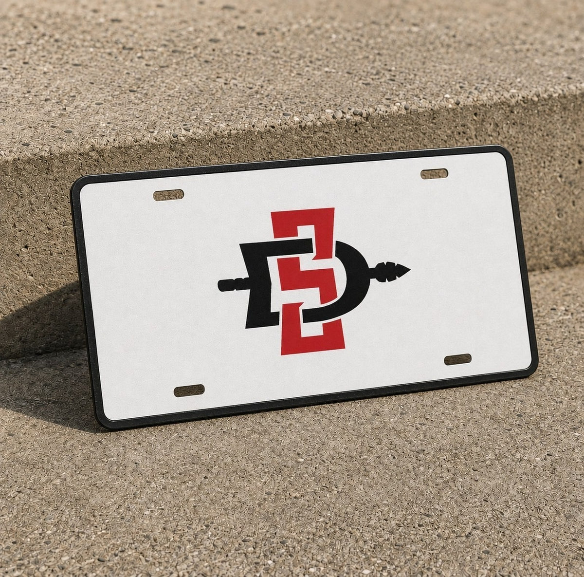 San Diego State Aztecs SDSU License Plate Car Tag 12x6 Front